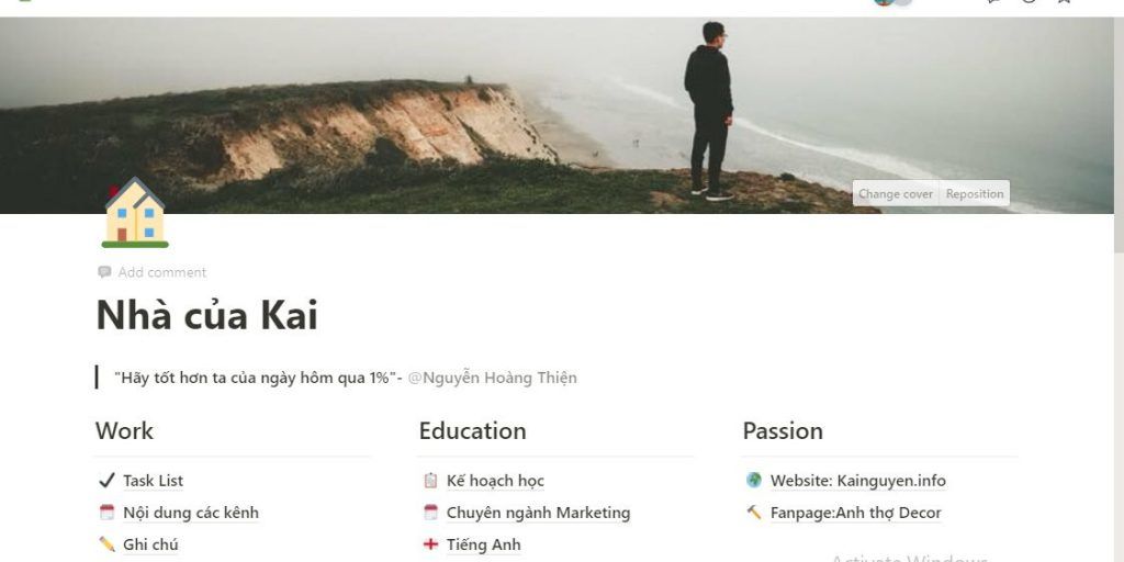 Tường nhà của mình